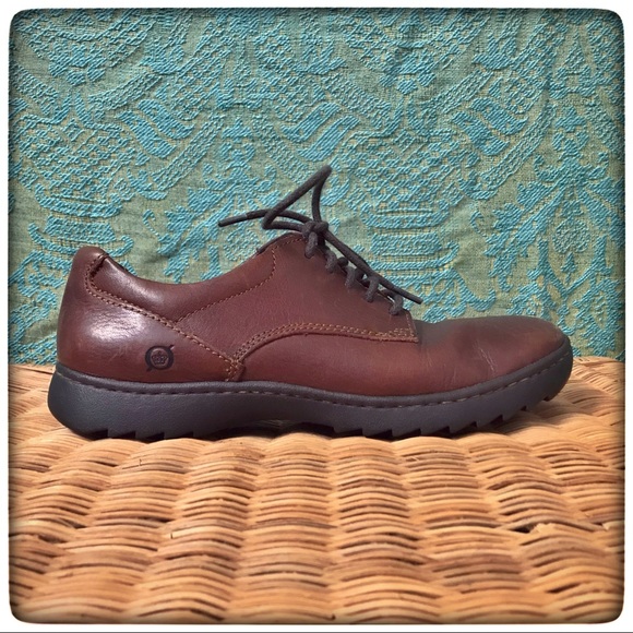 COPY - Born “Hazelle” brown leather lace-up Oxfords 8/39 - Picture 6 of 8